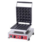 Işıkgaz Silverinox Elektrikli Tekli Yuvarlak Bubble Waffle Makinesi