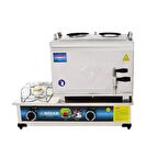 Mizan 25 Lik Lpg Tüplü 20 Litre 2 Demlikli Çay Kazanı - Çay Ocağı