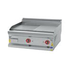 Karacasan Endüstriyel 80 cm 700 Seri Set Üstü Doğalgazlı Yarı Kanallı Izgara