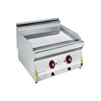 Karacasan Endüstriyel 80 cm 700 Seri Set Üstü Elektrikli Düz Pleyt Izgara