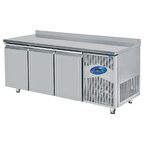 Karacasan Endüstriyel 474 Lt 304 Çelik Kaliteli 200 cm Üç Kapılı 700'Lük Tezgah Tipi Buzdolabı