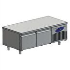 Karacasan Endüstriyel 304 Çelik Kaliteli 135 Lt 120 cm İki Kapılı 700'Lük Cihaz Altı Buzdolabı