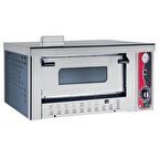 CSA İnox KaracasanEndüstriyel Pizza Fırını Doğalgazlı 4 Pizza Kapasiteli