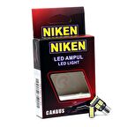 Niken 12V T10 Dipsiz Ampul 18 Led'li 2’li SET - Beyaz Işık