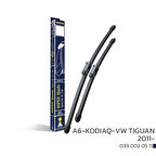 Niken Muz Silecek Takımı Volkswagen Tiguan 2016-2021 ile uyumlu