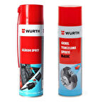 Würth Silikon Sprey 500 ml + Fren Balata Spreyi 500 ml