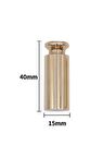 Mühürcüm Boş Mum Mühürü Pirinç Silindir Sütun Damga 15x40 mm R5799PH1540