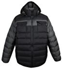 Büyük Beden Erkek Mont Eden Siyah 2XL-13XL