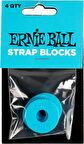 Ernie Ball P05619 Strap Block 4PK-Mavi