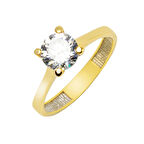 14 Ayar Tektaş Yüzük