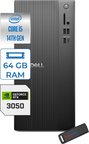 Dell Tower ECT1250 Intel Core I5 14400 64GB Ddr5 1tb SSD 6GB/RTX3050 WIN11HOME Kurumsal Masaüstü Bilgisayar 3050ECT125014H22 + Zettausb