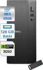 Dell Tower ECT1250 Intel Core I5 14400 128GB Ddr5 2tb SSD 6GB/RTX3050 WIN11HOME Kurumsal Masaüstü Bilgisayar 3050ECT125014H28 + Zettausb