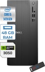 Dell Tower ECT1250 Intel Core I5 14400 48GB Ddr5 1tb SSD 6GB/RTX3050 WIN11PRO Kurumsal Masaüstü Bilgisayar 3050ECT125014P18 + Zettausb