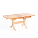 ReHome Lotus 120(+40)x80 cm İroko Dikdörtgen Masa