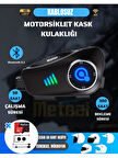 Motorcular için Su Geçirmez Kameralı Bluetooth Intercom | Çoklu Bağlantı, Mikrofon & Çift Kulaklık, HD Kayıt
