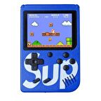 Cosmostech Sup Game Box Plus 400 Oyunlu Taşınabilir Mario Oyunlu Retro El Atarisi Mavi