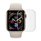 Apple Watch Uyumlu Series 40mm Ön Darbe Emici Ekran Koruyucu Nano Cam (4 Adet) 