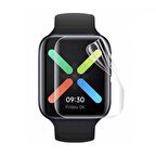 Oppo Watch 46mm Ön Darbe Emici Ekran Koruyucu Nano Cam (4 Adet)