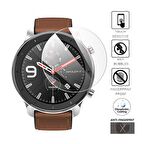 Amazfit GTR 42mm Ön Darbe Emici Ekran Koruyucu Nano Cam (4 Adet)