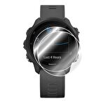 Garmin Forerunner 245 Ön Darbe Emici Ekran Koruyucu Nano Cam (4 Adet)