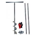 Galvaniz Toprak Delme Sondaj Burgusu Çap 15 cm Boy 3 mt