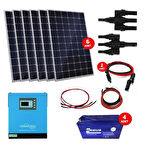 Teknovasyon Arge Güneş Enerjisi Bağ Evi Solar Paketi 5KVA İnverter 330W Güneş Paneli 150AH Jel Akü