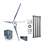 İsta Breeze Set i‑1500W 24V/48V Rüzgar Türbini + Wind Pro Şarj Kontrol + Direk Seti