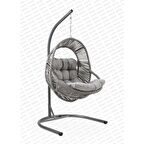 Capri Swing Nobel Tekli Rattan Bahçe Balkon Salıncağı