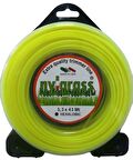 Nylgrass Sarı Altıköşe Tırpan Misinası 3.3 mm 43 mt