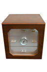 Adorini Chianti Deluxe Walnut & Aluminium Sedir Humidor Puro Kutusu