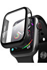 Apple Watch 2 3 4 5 6 Seri  42mm Ekran Koruyucu Kılıf Cam 360 Derece Tam Koruma