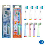 Kombo set Comfy + Kids Fun Yumuşak Oral-B Uyumlu Yedek Diş Fırçası Başlıkları