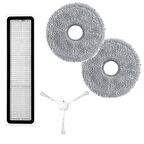 Dreame D10S Pro Beyaz Yan Fırça - Filtre - Mop bezi