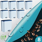 Pure Kafe PH012 - Philips Saeco Aquaclean için 8 Adet Kahve Makinesi Su Filtresi  