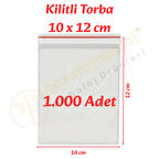 10x12 cm. Kilitli Torba (1.000 Adet)