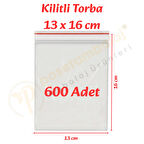 13x16 cm. Kilitli Torba (600 Adet)