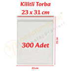 23x31 cm. Kilitli Torba (300 Adet)