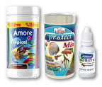 Amore Lepistes-Melek-Plati-Moli Tropical Mix 125 ml, Protect Mix 100 ml, Multivitamin
