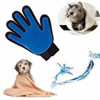 True Touch Kedi Köpek Tüy Toplama Eldiveni MAVİ