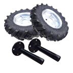 Çapa Makinesi Aks Ve Tekerler - 28 Mm