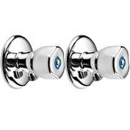 2 Adet ECA Pınar Rozetli Ara-Taharet Musluğu 102111104 Blister Ambalajlı 