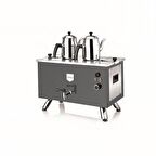 Çft Cidar 2 Demlikli Elektrikli - Siyah