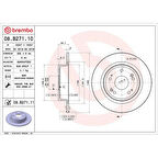 FREN DISKI ARKA DUZ (282-5)-(HONDA  ACCORD 2009/2014  )