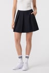 Lacoste Slim Fit Womens Skirt Dar Kesim Yırtmaçlı Kadın Kot Etek Koyu Lacivert