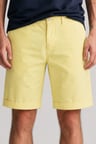GANT Men's Regular Fit Allister Sunfaded Chino Bermuda Yellow Shorts Erkek Kanvas Bermuda Şort Sarı