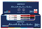 WRITECH W-709 BASMALI TAHTA KALEMİ - 24'LÜ SET