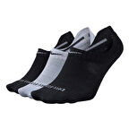 Nike Dri Fit Everyday Non Cushioned 3 Pack Spor Çorap 3 lü Siyah Beyaz