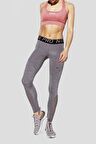 Nike Pro Tigh Fit Full Length Leggings Toparlayıcı Tam Boy Gri Tayt