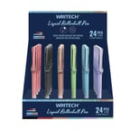 WRITECH W-905 LIQUID ROLLER 4 RENK 0,5MM KALEM - 24'LÜ DISPLAY