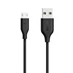Anker PowerLine Micro USB Şarj/ Data Kablosu 0.9 Metre - Siyah - A8132 (A8132H12)